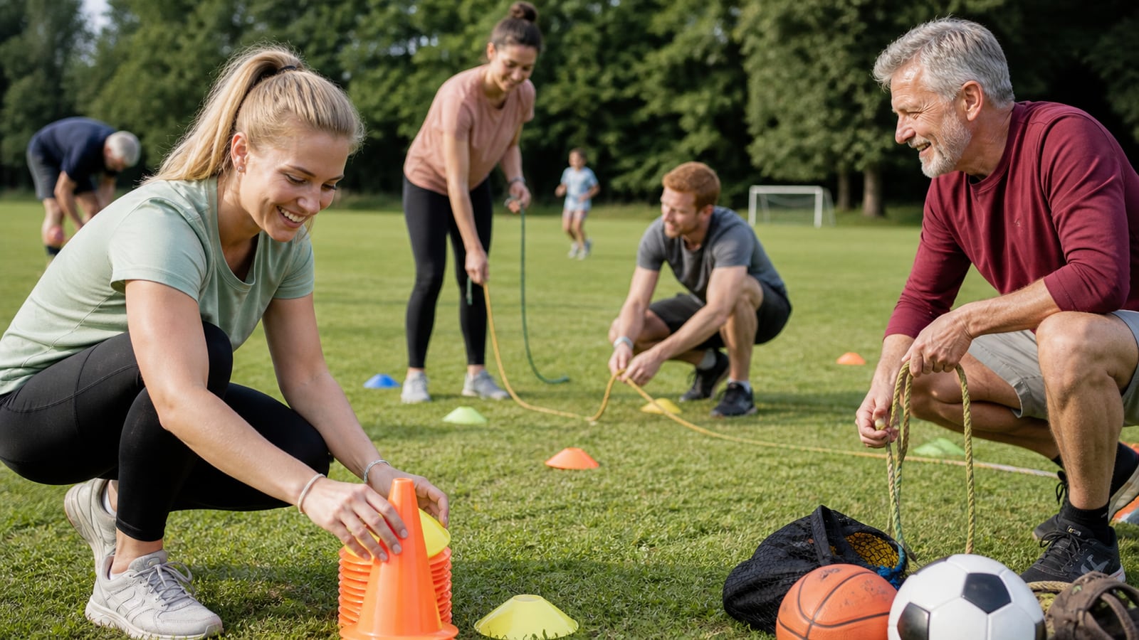 Freunde organisieren einen Spielabend an einem Tisch
